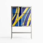 Blue Gale - Loft Cabinet - Oluwasheyi Adebayo - Chalk - Clear glass