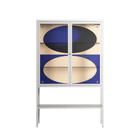 Entrance - Loft Cabinet - Oluwasheyi Adebayo - Chalk - Clear glass