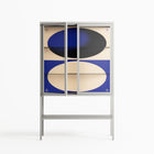 Entrance - Loft Cabinet - Oluwasheyi Adebayo - Chalk - Clear glass