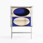 Entrance - Loft Cabinet - Oluwasheyi Adebayo - Chalk - Clear glass