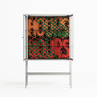 Hours - Loft Cabinet - Oluwasheyi Adebayo - Chalk - Clear glass