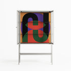 JJ - Loft Cabinet - Oluwasheyi Adebayo - Chalk - Clear glass