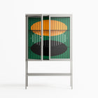 Soul Split - Loft Cabinet - Oluwasheyi Adebayo - Chalk - Clear glass