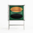 Soul Split - Loft Cabinet - Oluwasheyi Adebayo - Chalk - Clear glass