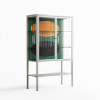 Soul Split - Loft Cabinet - Oluwasheyi Adebayo - Chalk - Clear glass