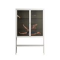 Friday Night Rituals - Loft Cabinet - Kristin Eriksson - Chalk - Clear glass