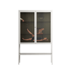 Friday Night Rituals - Loft Cabinet - Kristin Eriksson - Chalk - Clear glass