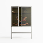 Friday Night Rituals - Loft Cabinet - Kristin Eriksson - Chalk - Clear glass