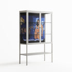 Blue Velvet - Loft Cabinet - Sophie Goudman-Peachey - Chalk - Clear glass