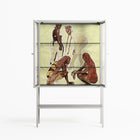 Can You Face It - Loft Cabinet - Sophie Goudman-Peachey - Chalk - Clear glass