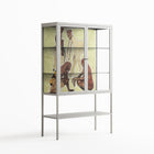 Can You Face It - Loft Cabinet - Sophie Goudman-Peachey - Chalk - Clear glass