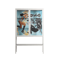 Day Dream - Loft Cabinet - Sophie Goudman-Peachey - Chalk - Clear glass
