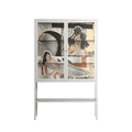 Sweet Far Away - Loft Cabinet - Sophie Goudman-Peachey - Chalk - Clear glass