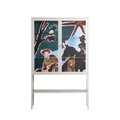 Hidden Sorrow - Loft Cabinet - Caitlin Flood-Molyneux - Chalk - Clear glass