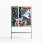 Hidden Sorrow - Loft Cabinet - Caitlin Flood-Molyneux - Chalk - Clear glass