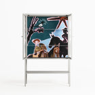 Hidden Sorrow - Loft Cabinet - Caitlin Flood-Molyneux - Chalk - Clear glass