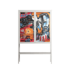 Ambush - Loft Cabinet - Caitlin Flood-Molyneux - Chalk - Clear glass