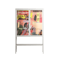 Alternate - Loft Cabinet - Caitlin Flood-Molyneux - Chalk - Clear glass