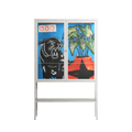 Staying Grounded - Loft Cabinet - Caitlin Flood-Molyneux - Chalk - Clear glass
