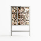 Delight Pink - Loft Cabinet - Diana Catchpole - Chalk - Clear glass