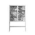 Flight Of Fancy - Loft Cabinet - Diana Catchpole - Chalk - Clear glass