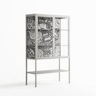 Flight Of Fancy - Loft Cabinet - Diana Catchpole - Chalk - Clear glass
