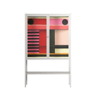 Harmonic - Loft Cabinet - Rikki Hewitt - Chalk - Clear glass
