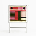 Harmonic - Loft Cabinet - Rikki Hewitt - Chalk - Clear glass