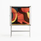 Swift - Loft Cabinet - Rikki Hewitt - Chalk - Clear glass