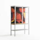 Swift - Loft Cabinet - Rikki Hewitt - Chalk - Clear glass