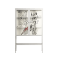 Bayeux - Loft Cabinet - Naia Escribano - Chalk - Clear glass