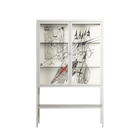 Bayeux - Loft Cabinet - Naia Escribano - Chalk - Clear glass