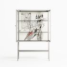 Bayeux - Loft Cabinet - Naia Escribano - Chalk - Clear glass