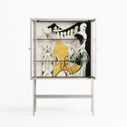 Knights - Loft Cabinet - Naia Escribano - Chalk - Clear glass