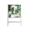 Paisaje - Loft Cabinet - Naia Escribano - Chalk - Clear glass