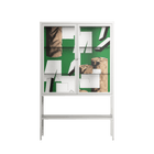 Paisaje - Loft Cabinet - Naia Escribano - Chalk - Clear glass