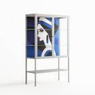 Beyond The Veil Of Consciousness - Loft Cabinet - Mathilda Kienast - Chalk - Clear glass