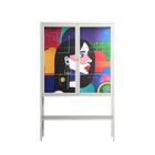 Chained To Perception - Loft Cabinet - Mathilda Kienast - Chalk - Clear glass
