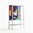 Chained To Perception - Loft Cabinet - Mathilda Kienast - Chalk - Clear glass