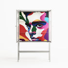 Fragments Of A Painted Souls - Loft Cabinet - Mathilda Kienast - Chalk - Clear glass