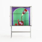 Negroni - Loft Cabinet - Mathilda Kienast - Chalk - Clear glass