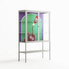 Negroni - Loft Cabinet - Mathilda Kienast - Chalk - Clear glass