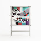 The Dessolution - Loft Cabinet - Mathilda Kienast - Chalk - Clear glass