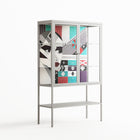 The Dessolution - Loft Cabinet - Mathilda Kienast - Chalk - Clear glass