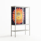 Sun Eyes - Loft Cabinet - Mo Kalache - Chalk - Clear glass