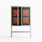 Berry Branch - Loft Cabinet - Ethan Fender - Chalk - Clear glass