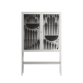 Black Fern - Loft Cabinet - Konrad Blaszczyk - Chalk - Overlay Glass