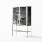 Black Fern - Loft Cabinet - Konrad Blaszczyk - Chalk - Overlay Glass