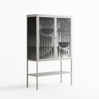 Black Fern - Loft Cabinet - Konrad Blaszczyk - Chalk - Overlay Glass