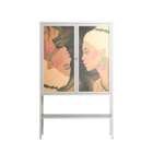 Twins - Loft Cabinet - Raissa Oltmanns - Chalk - Overlay Glass